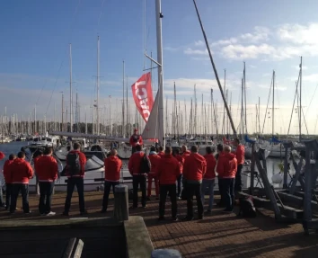 bedrijfs-uitje-proact-crew ZEILBOOT HUREN IJSSELMEER